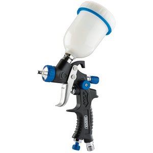 Draper 100ML GRAV.SPRAY GUN COMPOSITE 09709 Gravity Feed HVLP Composite Body Air Spray Gun (100ml)