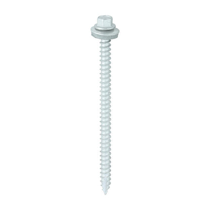 TIMCO Hex Screw W16 Slash EXT 6.3 x 100 Silver Pack 100