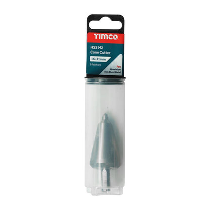 TIMCO Cone Cutter M2 HSS 16-31mm Pack 1