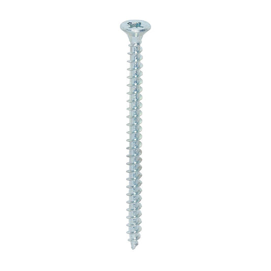 TIMCO Solo Woodscrew PZ2 CSK Zinc 4.0 x 60 Silver Pack 200