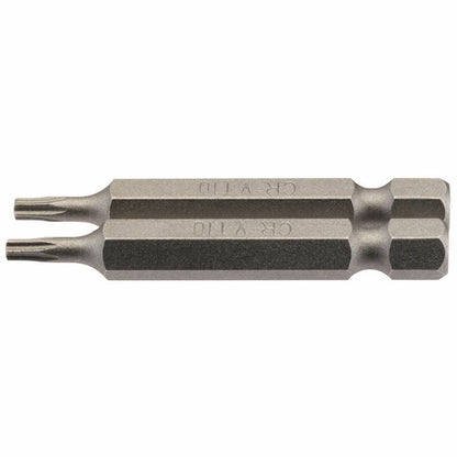 Draper 2PC 50MM T10 S/D BIT 66486 1/4" hex. Draper TX-STARÂ® E Shank Insert Bits