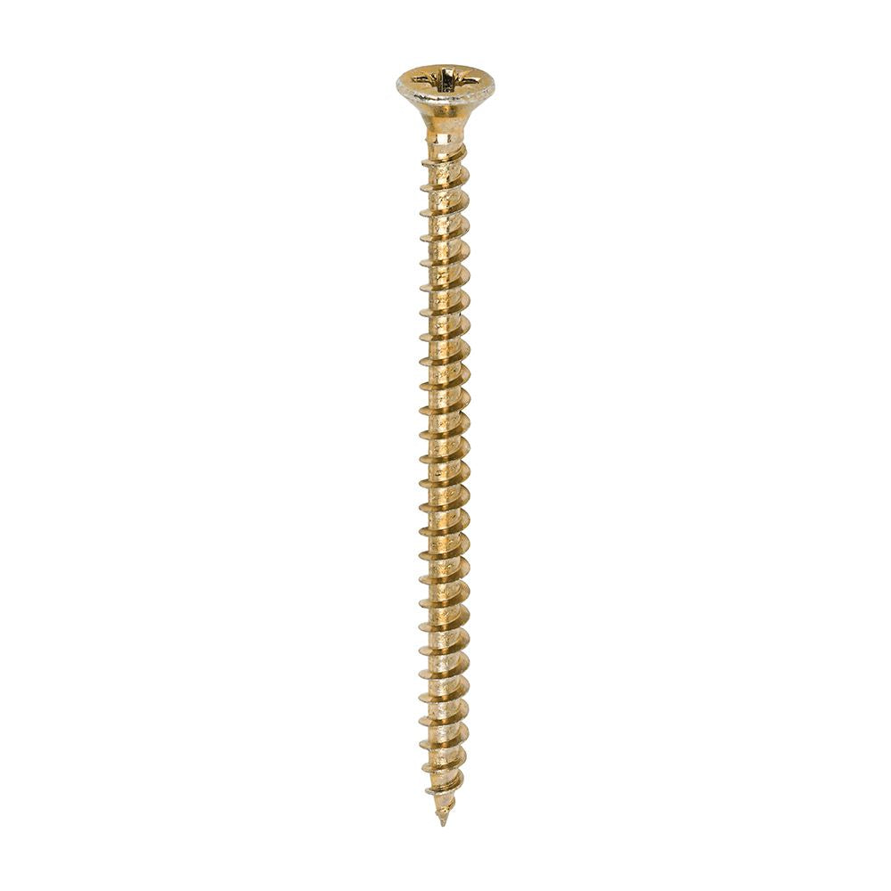 TIMCO Solo Woodscrew PZ2 CSK ZYP 4.5 x 70 Gold Pack 200