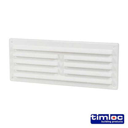 TIMCO Louvre Grille Vent F/Scr White 242 x 89 White Pack 1