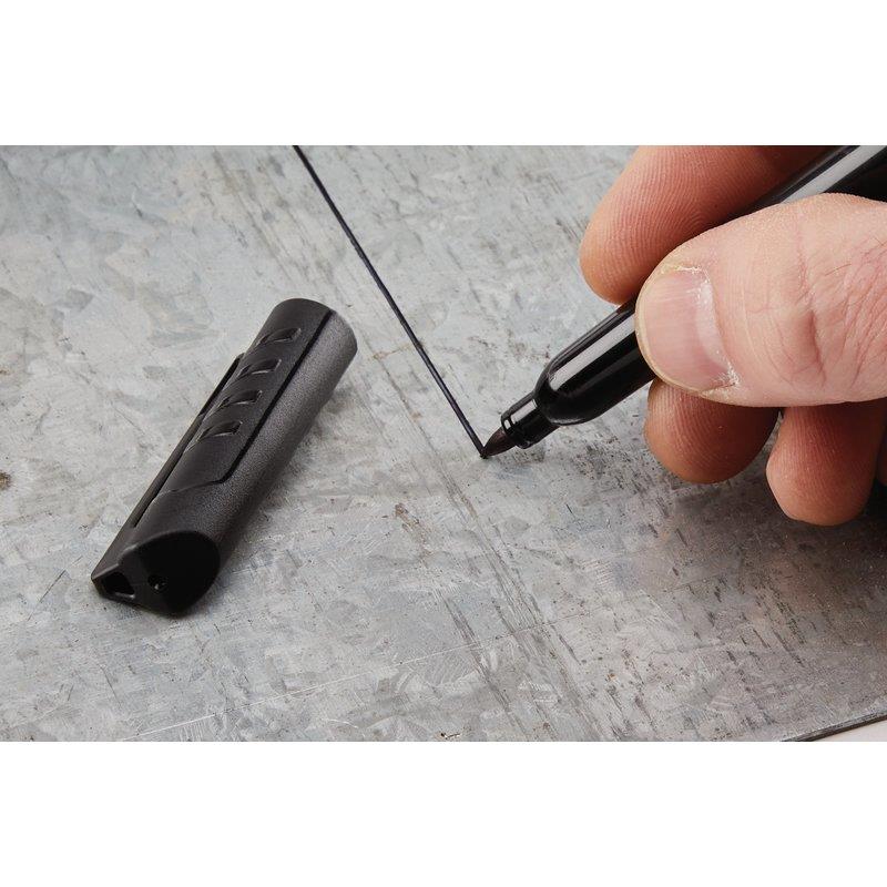 20942 Draper Marker Pens, Black (Pack of 2) MP2BK Marker Pens and Pencils L 137 x 11mm Professional Trade DIY Workshop Garage Use