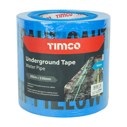 TIMCO Underground Tape - Water Pipe nan 365m x 150mm Pack 1.0