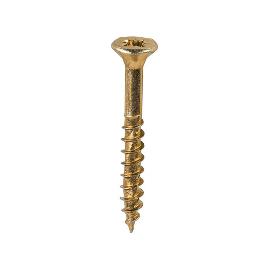 TIMCO Velocity Screw PZ3 CSK ZYP 6.0 x 50 Gold Pack 200