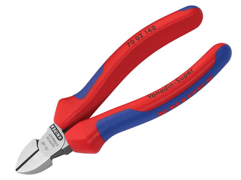 Knipex 70 02 140 SB Diagonal Cutters Comfort Multi-Component Grip 140mm (5.1/2in)