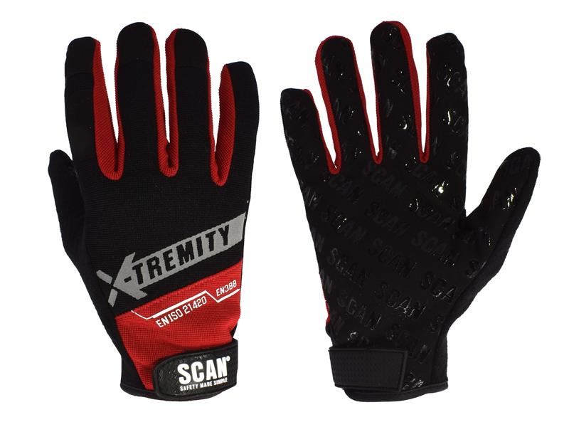 Scan SCAGLOTOUCH Work Gloves with Touch Screen Function - L (Size 9) |