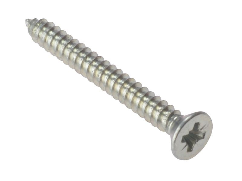 ForgeFix FORSTCK1148Z Self-Tapping Screw Pozi Compatible CSK ZP 1.1/4in x 8 Box 200 |