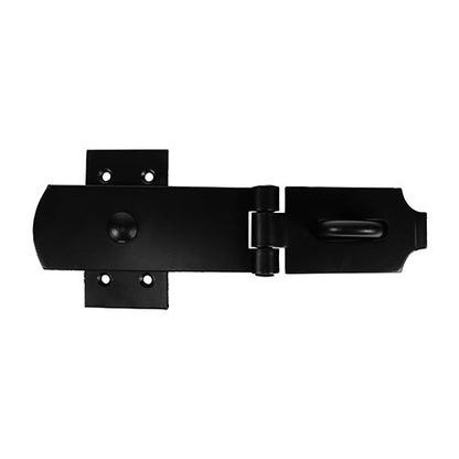 TIMCO Heavy Swivel Hasp-Staple BLK 8" Black Pack 1