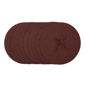 Draper 125MM FIBRE DISC 60G 68976 68976 Fibre Sanding Discs, 125mm, (Pack of 10)