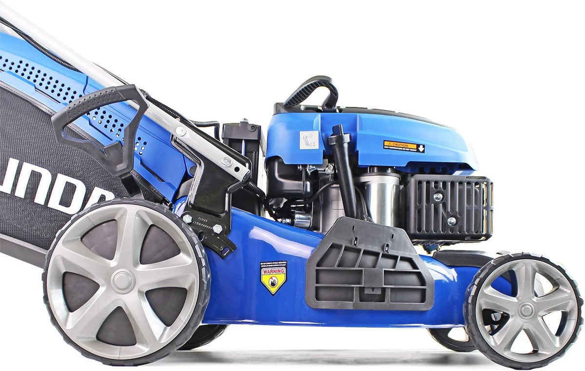 Hyundai HYM460SPE Petrol Lawn Mower 139cc 18"/46cm Electric Start Self Propelled Garden Mower Garden Grass Cutting