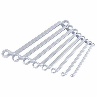 Draper 6-22MM RING SPANNER SET D/E 05567 Deep Crank Metric Ring Spanner Set (8 Piece)