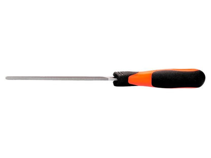 Bahco 1-110-08-2-2 Handled Flat Second Cut File 1-110-08-2-2 200mm (8in)