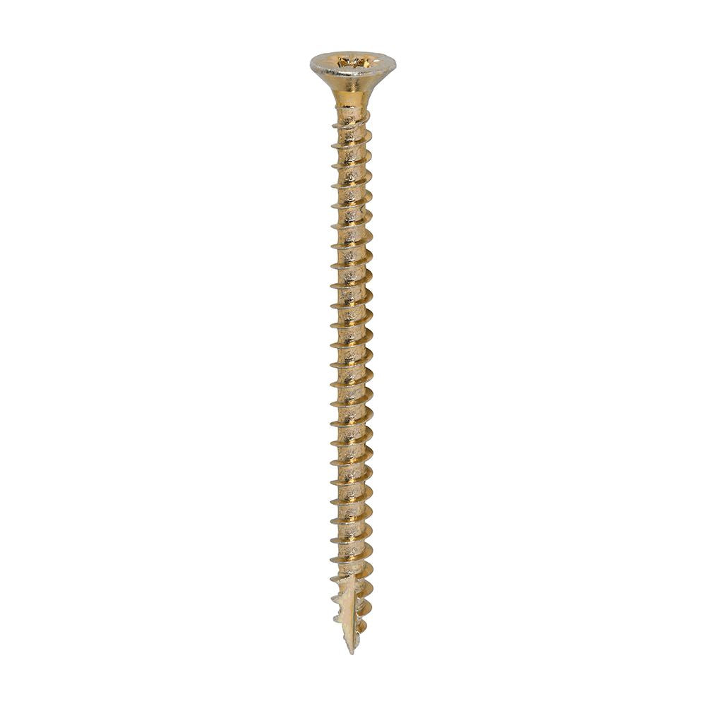 TIMCO Classic Screw PZ2 CSK ZYP 3.5 x 50 Gold Pack 200