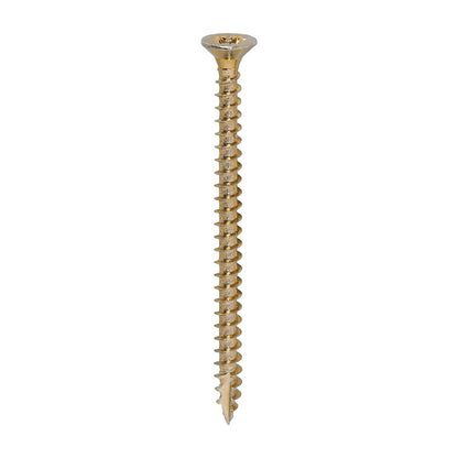 TIMCO Classic Screw PZ2 CSK ZYP 3.5 x 50 Gold Pack 200