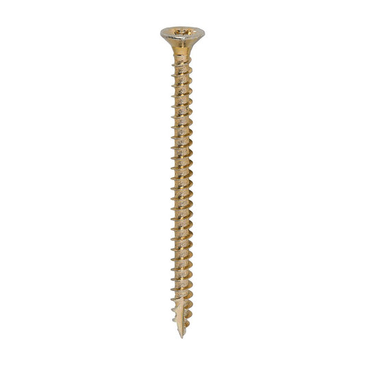 TIMCO Classic Screw PZ2 CSK ZYP 3.5 x 50 Gold Pack 200