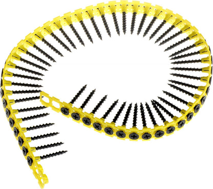 TIMCO Collated Drywall Coarse Thread Bugle Head Black Screws - 3.5 x 38 Tub OF 1000 - 00038CDRYTUB
