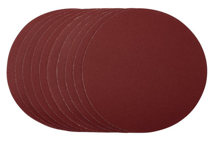 Draper 180MM SANDING DISC 240G 56182 56182 Sanding Discs, 180mm, Hook & Loop (Pack of 10)