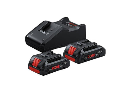 BSH ProCORE18V 4.0Ah Batteries & Charger Starter Kit 18V