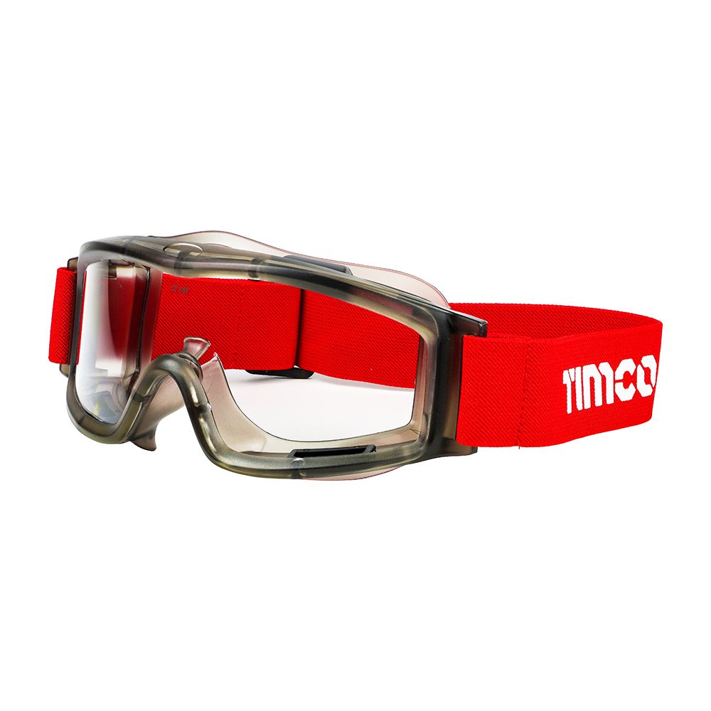 TIMCO Premium Safety Goggles One Size Clear Pack 1