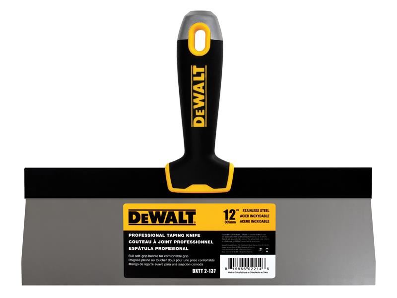 DEWALTDrywall EU2-137 Soft Grip Taping Knife 300mm (12in)