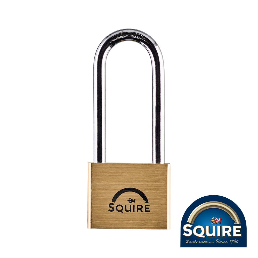 TIMCO Premium Brass Padlock 2.5" 50mm Pack 1