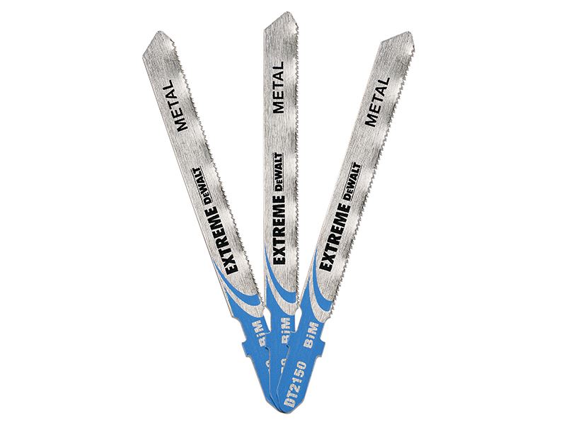 DeWalt DT2150-QZ DT2150 EXTREME Metal Cutting Jigsaw Blades Pack of 3