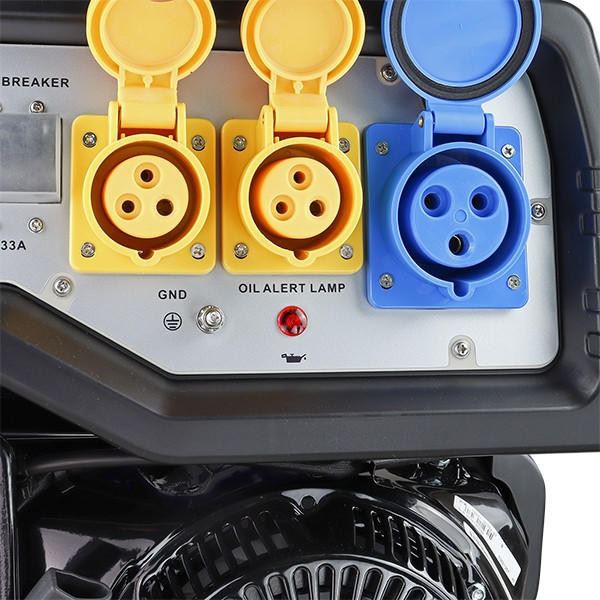 Hyundai HY10000LEK-2 Petrol Generator 8kW 10kVA Recoil Electric Start Portable Site Power Backup Power Portable Backup Site Power