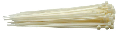 Draper 4.8X200MM CABLE TIE 100 WHITE 70394 Cable Ties (Pack of 100)