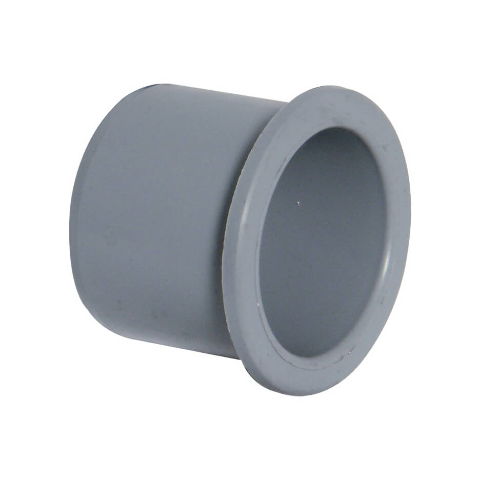 32MM WASTE - 1_" SOCKET PLUG PUSH FIT GREY