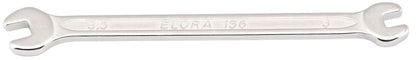 17024 Elora Elora Midget Double Open Ended Spanner, 3 x 3.5mm 156-3x3,5 Spanner/Wrench Open Ended Spanners Professional Trade DIY Workshop Garage Us