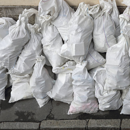 Rubble Sacks Builders Bag Sack Tough Waste Garden DIY Woven PP Sandbags 60cm x 90cm Pack of 100
