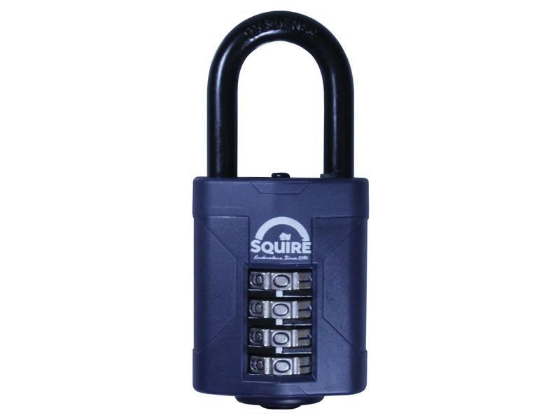 Squire CP50/1.5 CP50/1.5 Combination Padlock 4-Wheel 50mm Long Shackle 38mm