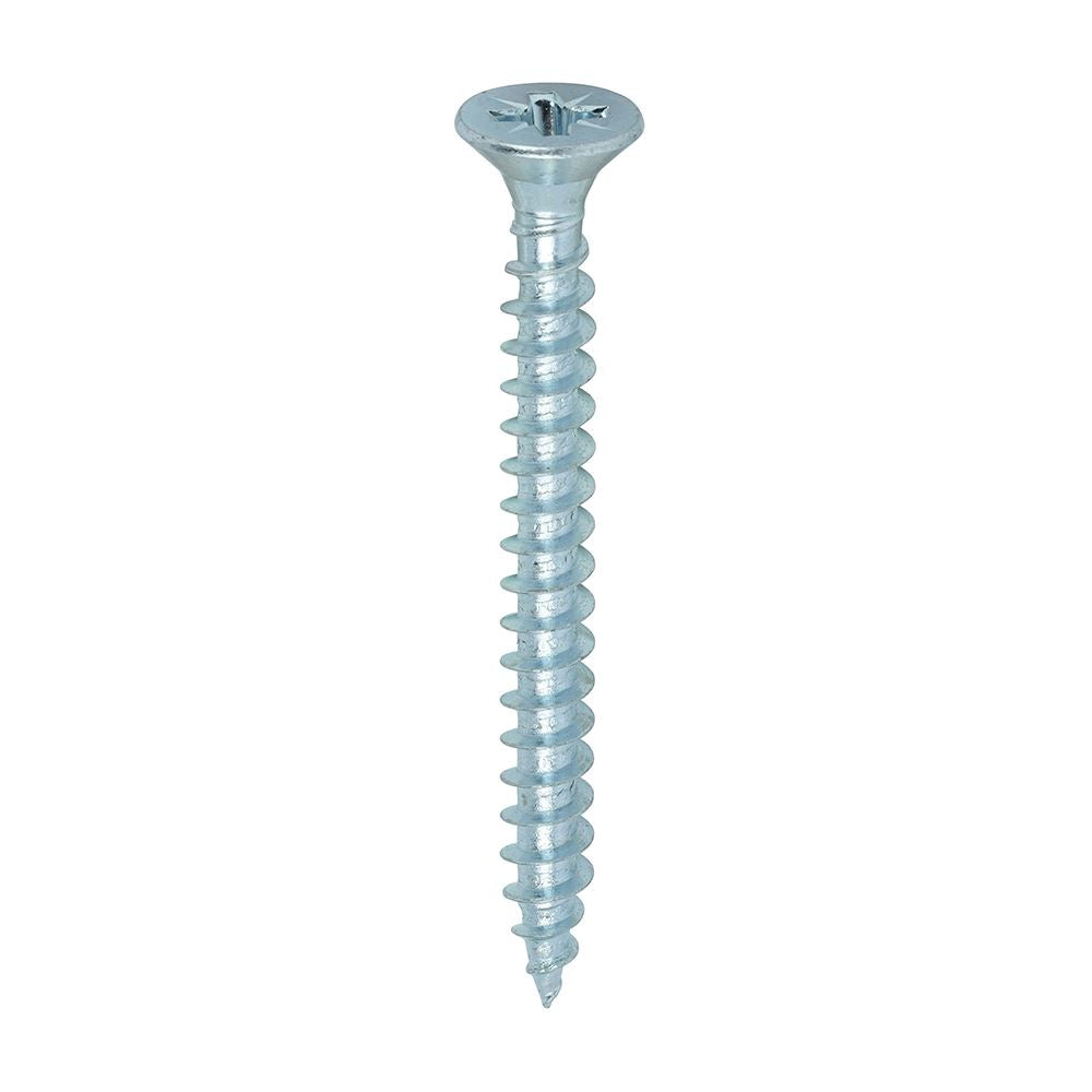 TIMCO Solo Woodscrew PZ3 CSK Zinc 6.0 x 60 Silver Pack 200