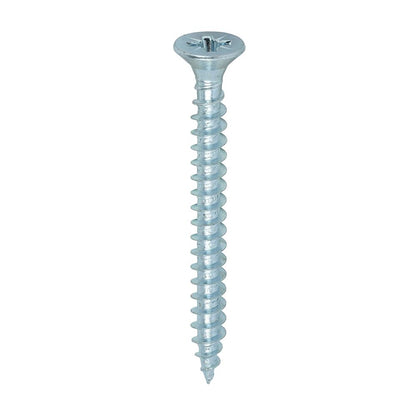 TIMCO Solo Woodscrew PZ3 CSK Zinc 6.0 x 60 Silver Pack 200