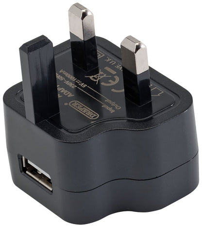 Draper 230V 1AMP USB CHARGER(UK) 93038 230V USB Charger (1 Amp)