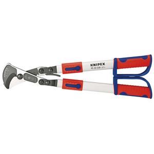 36321 KNIPEX KNIPEX 95 32 038 Cable Shears, Ratchet Action with Telescopic handles, 57 Cable Cutters/Shears Professional Trade DIY Workshop Garage U