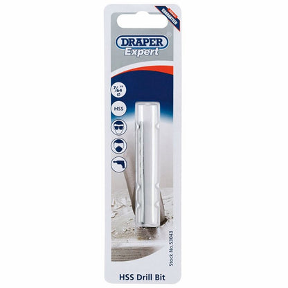 Draper 7/64 HSS TWIST DRILL 53043 Imperial HSS Drill Bits