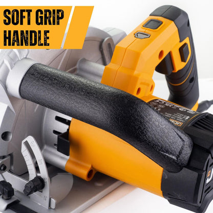 JCB 21-CS1500 Circular Saw 1500W 184mm Blade 65mm Cut 230V Wood Saw Power Saw
