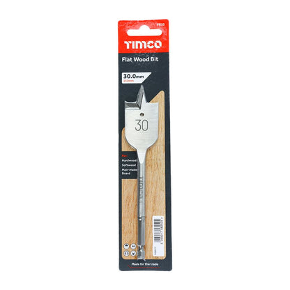 TIMCO Flat Wood Bit 30.0 x 152 Pack 1