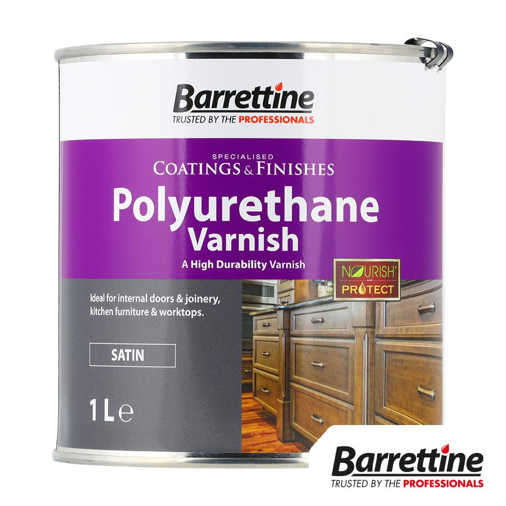 TIMCO Polyurethane Varnish Satin nan 1L Pack 1.0
