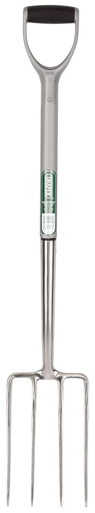 Draper STAINLESS DIGGING FORK EX LONG 83753 Extra Long Stainless Steel Garden Fork with Soft Grip