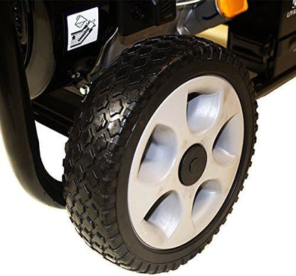 Hyundai HY9000LEK-2 Petrol Generator 7kW 8.75kVA Recoil Electric Start Portable Site Power Backup Power Portable Backup Site Power