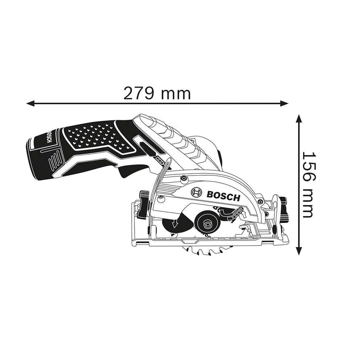 BSH GKS 12V-26 Professional Circular Saw 12V Bare Unit