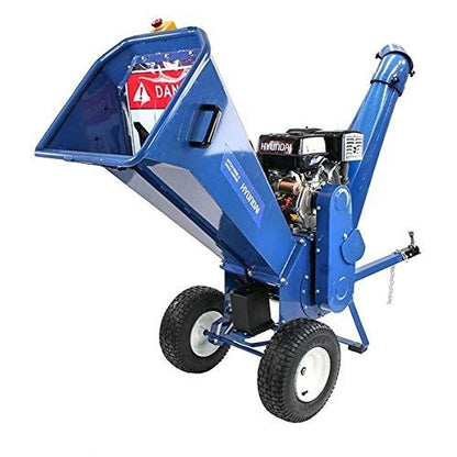 Hyundai HYCH1500E-2 Petrol Wood Chipper 420cc 4-Stroke Garden Shredder Mulcher Garden Shredder Mulcher