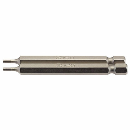 Draper 2PC 75MM 2.0MM HEX S/D.BIT 64318 1/4" hex. Hexagonal E Shank Insert Bits