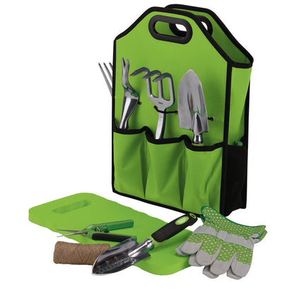 Draper ALU 11PC GARDEN SET ASSORTMENT 08998 Aluminium Garden Tool Set with Storage Bag (11 Piece)