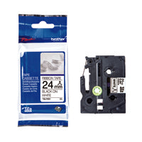 Brother Lbl Tp 24mm Blk o Wh TZER251