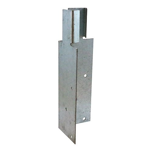 MOQ  -  TIMCO Arris Rail MorticeBracket Galv 200 x 62 x 62 Pack 1
